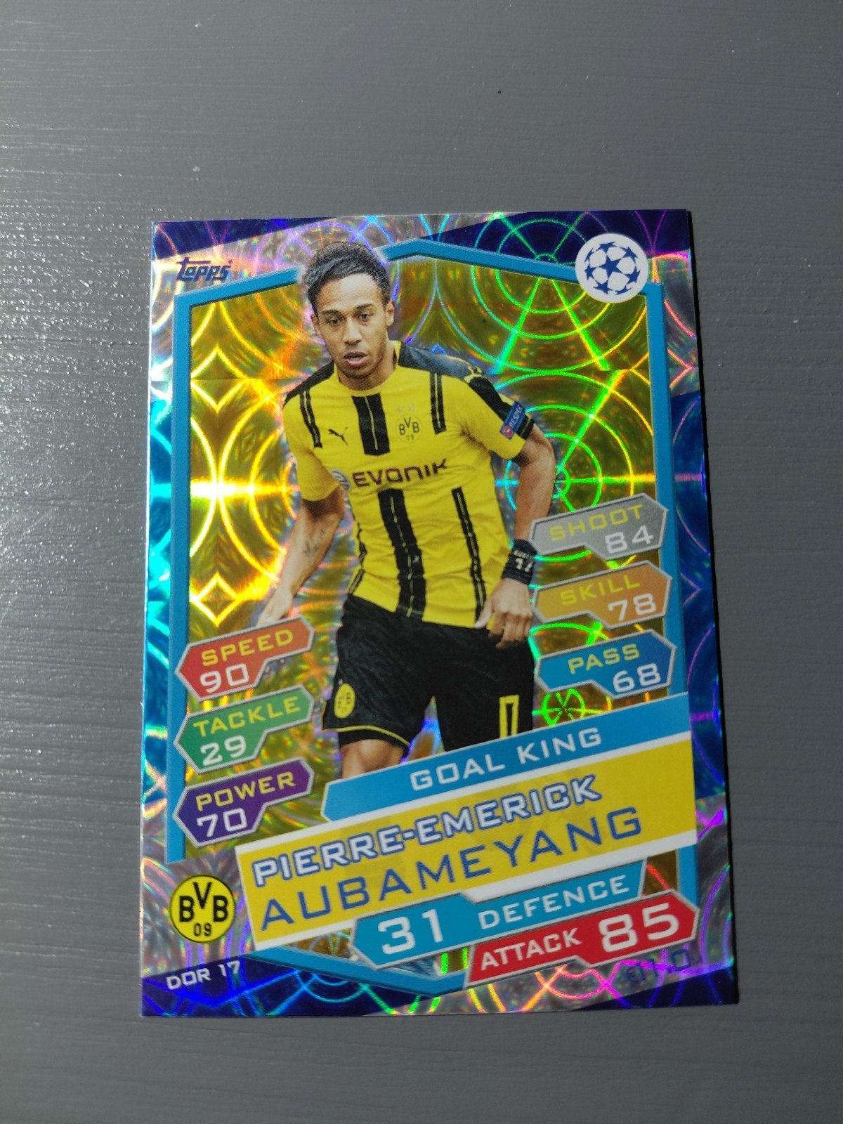aubameyang (dortmund) goal king topps 2016/17, Ophalen of Verzenden, Nieuw