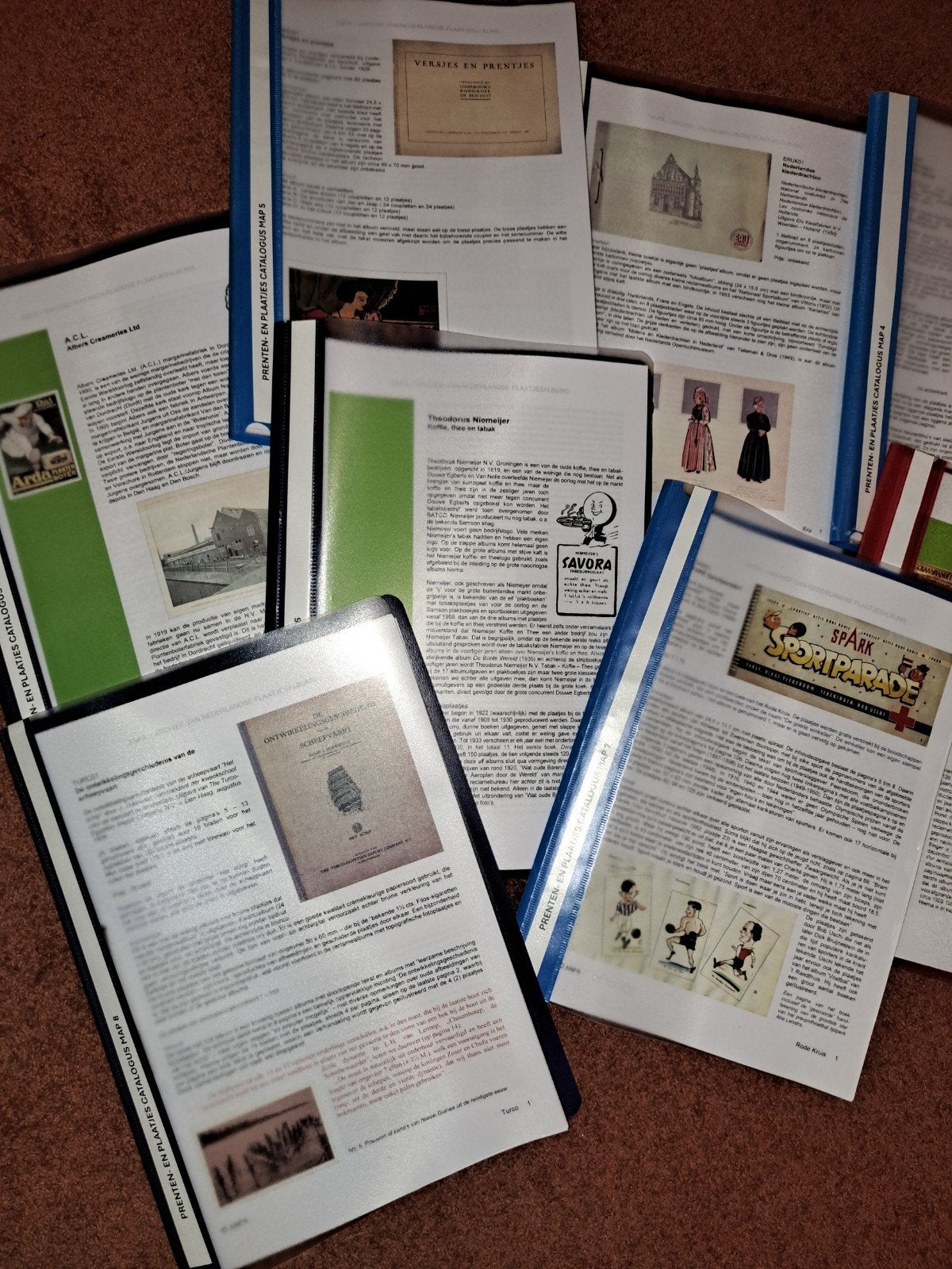 9-delige catalogus prenten en plaatjesalbums, Boeken, Ophalen of Verzenden, Nieuw