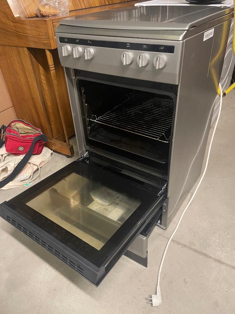 Fornuis/Oven - Inventum VFG5020GRVS, Ophalen, Gebruikt, Minder dan 85 cm, 4 kookzones