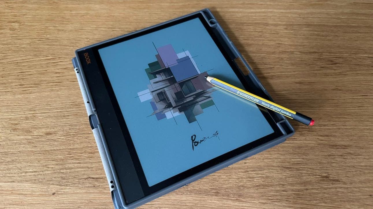 BOOX Note Air3 C – kleur e-ink tablet – Staedtler pen + hoes, 10 inch, Ophalen of Verzenden, Zo goed als nieuw, Note air 3c