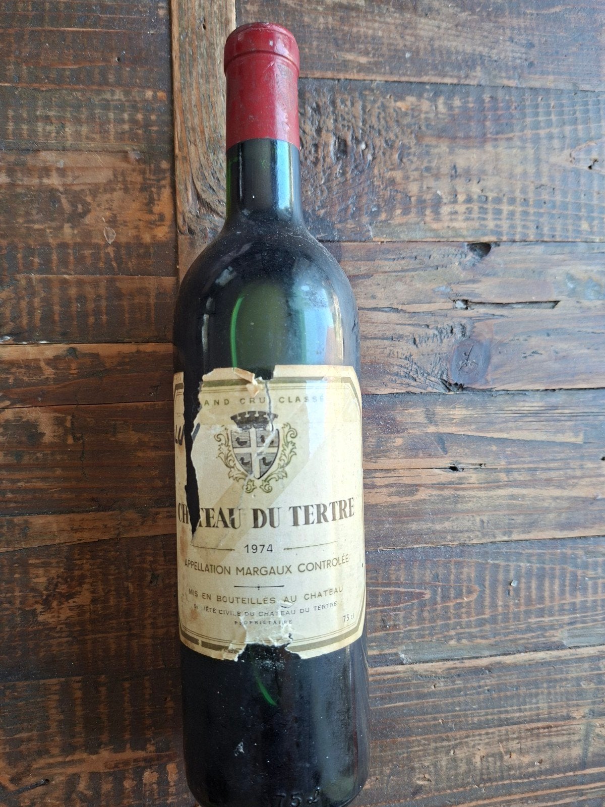 Château du Tertre 1974 - Margaux Grand Cru Classé, Ophalen of Verzenden