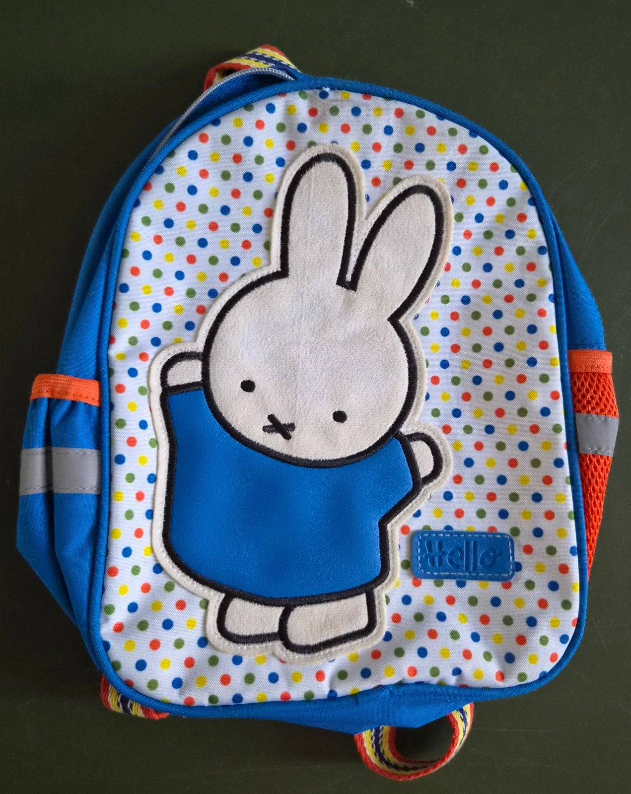 Nijntje rugzakje voor kinderen - Blauw met stippen, Overige merken, Gebruikt, Minder dan 30 cm, Ophalen of Verzenden