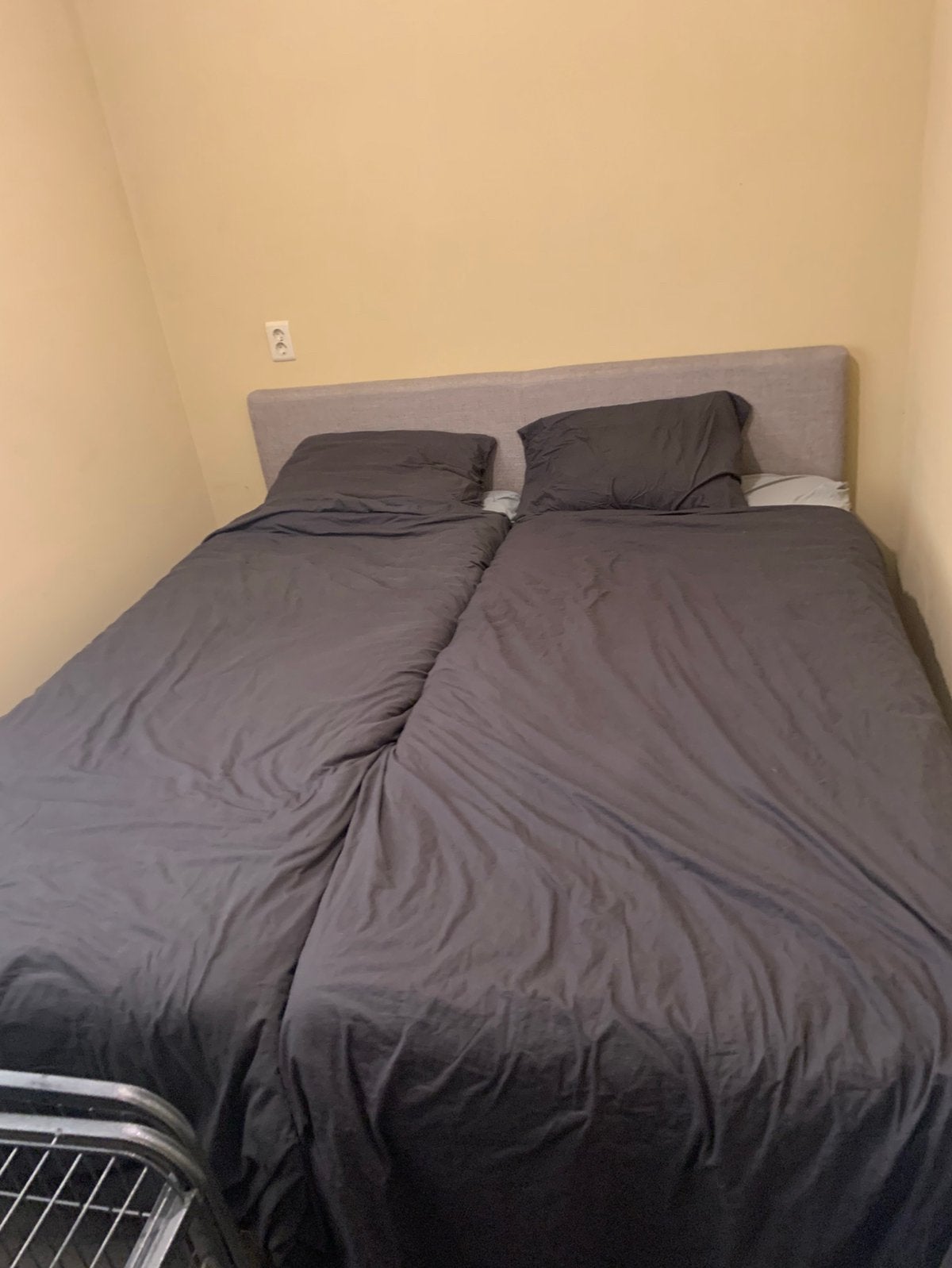 Elektronische boxspring 180x200, Ophalen, Zo goed als nieuw, Tweepersoons, 180 cm