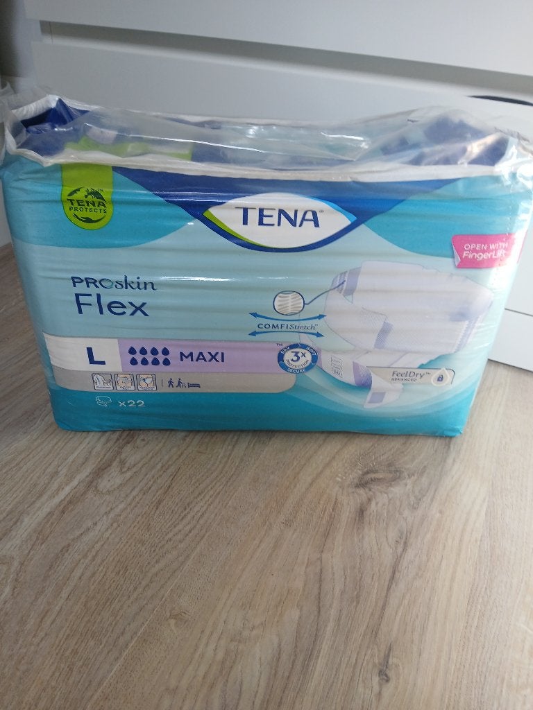 4x Maat L Tena proskin flex maxi incontinentie luiers, Ophalen of Verzenden, Nieuw