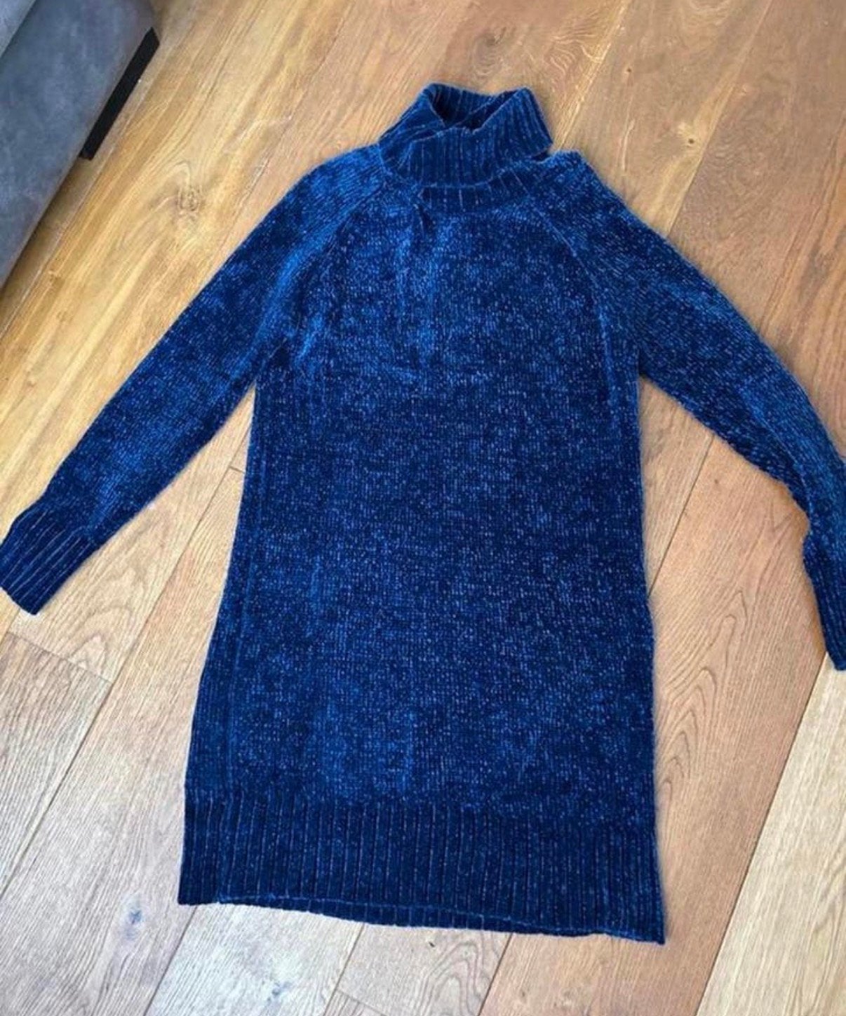 Winterjurk , Costes blauwe trui/tuniek XS met kol, Blauw, Nieuw, Ophalen of Verzenden, Maat 34 (XS) of kleiner