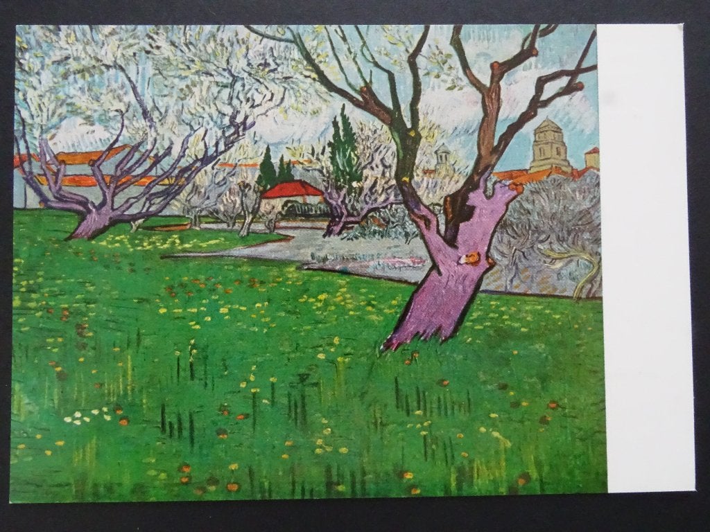 Vincent van Gogh / Gezicht op Arles met bloeiende bomen, Ophalen of Verzenden, Voor 1920, Ongelopen, Sterren en Beroemdheden