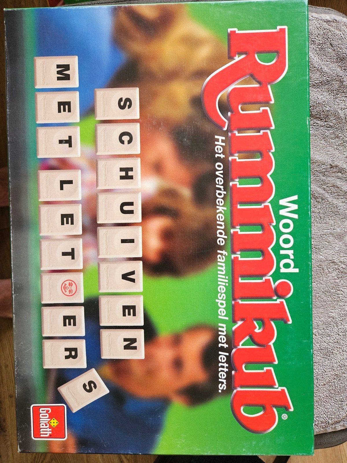 Rummikub Woord Grote Editie - Het Overbekende Familiespel, Drie of vier spelers, Ophalen of Verzenden, Gebruikt, Goliath