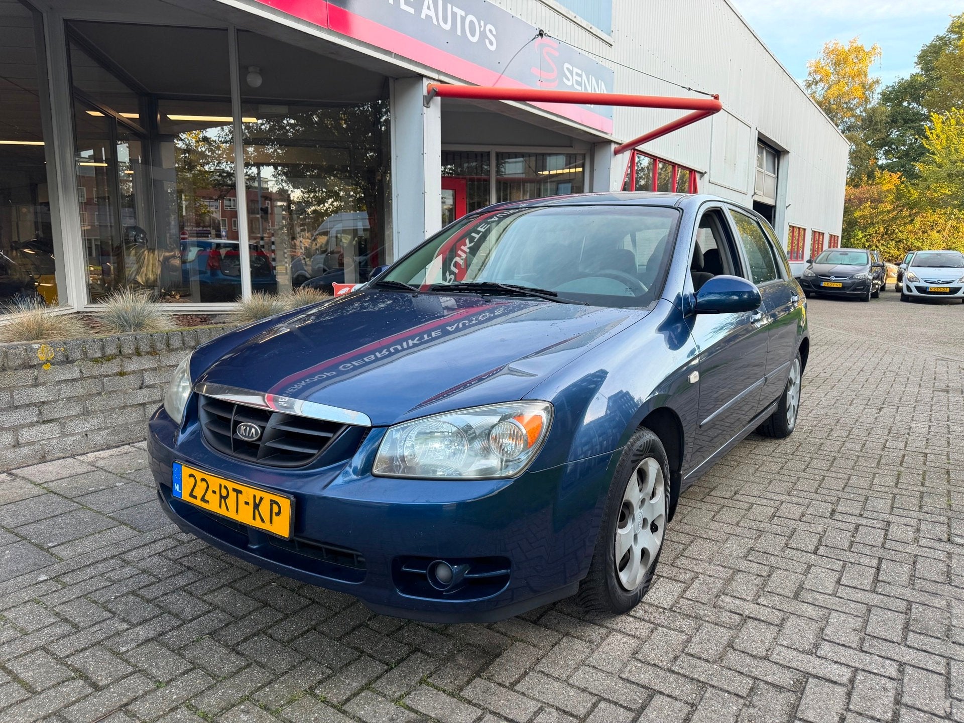 Kia Cerato 1.6-16V LX - APK 10-2027 - 5 drs - Inruil Mog !, Auto's, Gebruikt, 1599 cc, Blauw, Handgeschakeld