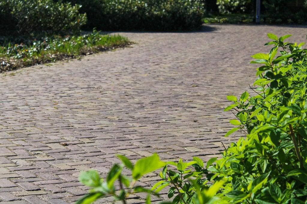 2500m2 Oude gebakken klinkers, keiformaat genuanceerd WKEE, Tuin en Terras, Ophalen, Gebruikt, Keramiek, Klinkers