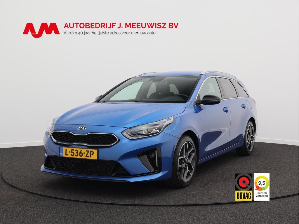 Kia Ceed Sportswagon 1.5 T-GDi MHEV GT-Line Edition/ automaa, Gebruikt, 4 cilinders, Blauw, Origineel Nederlands