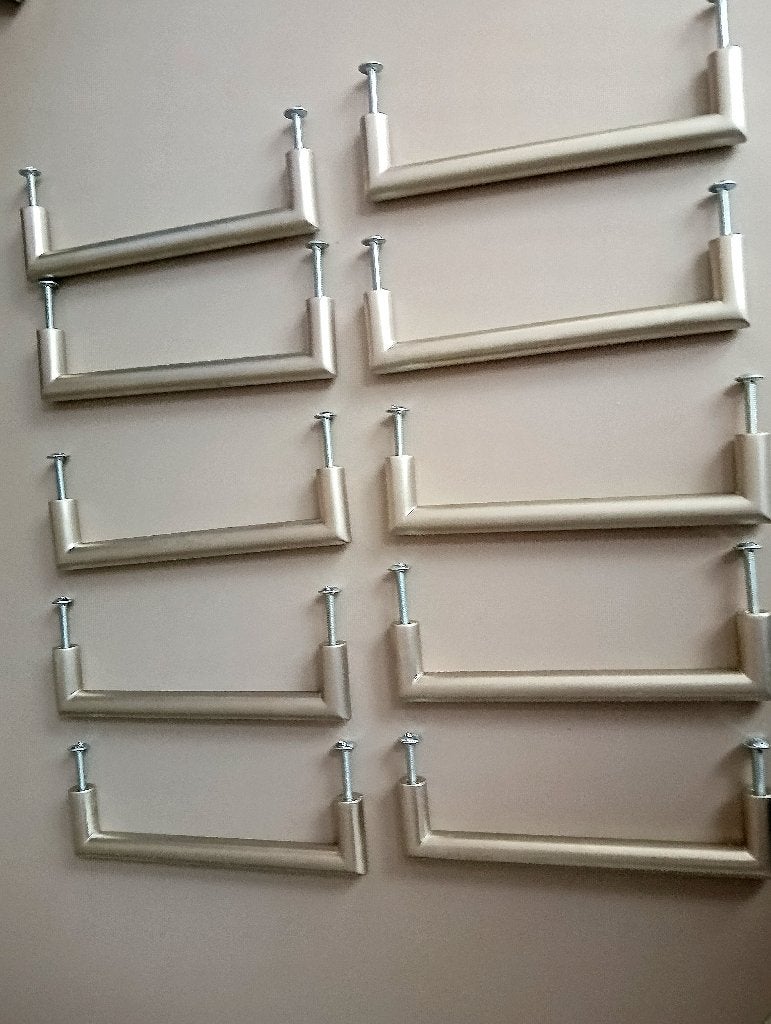 10 x Bruynzeel Menfi D024 -Mat chroom Handgrepen, Ophalen of Verzenden, Nieuw, Overige typen