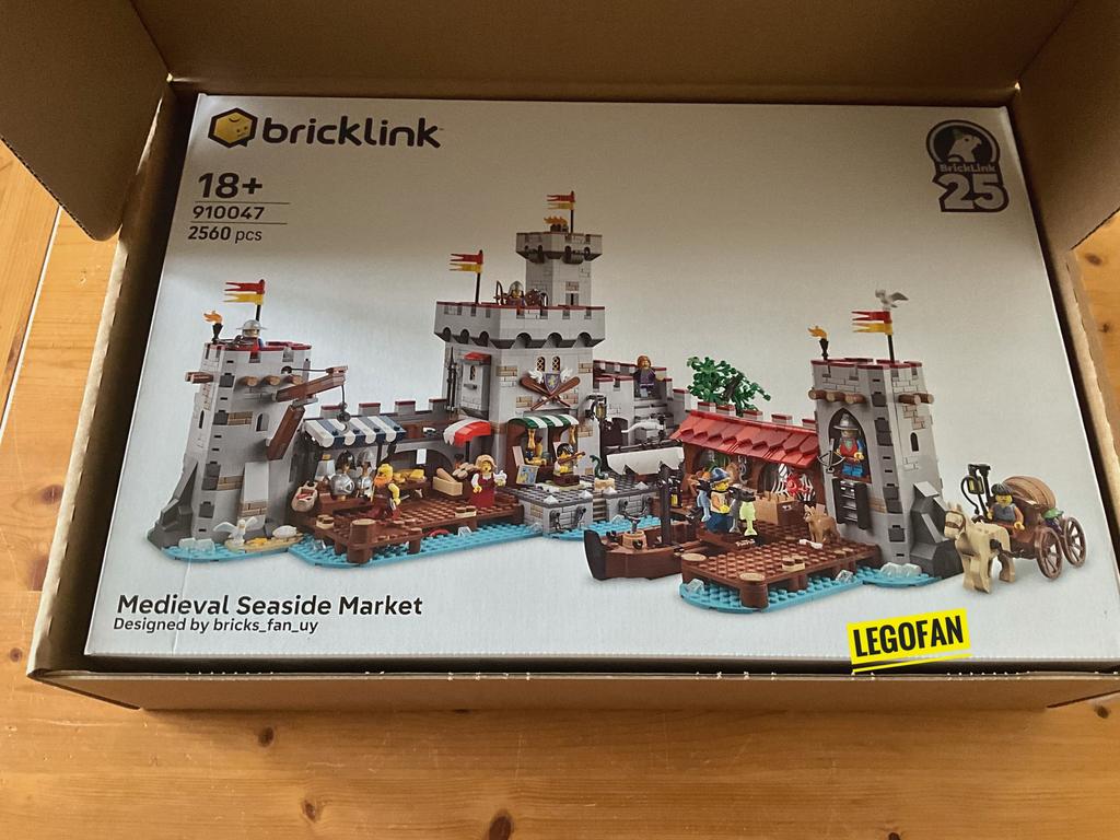 🆕 (SEALED!): LEGO Brick Link 910047 Medieval Seaside Market, Overige thema's, Lego, Nieuw, Ophalen of Verzenden