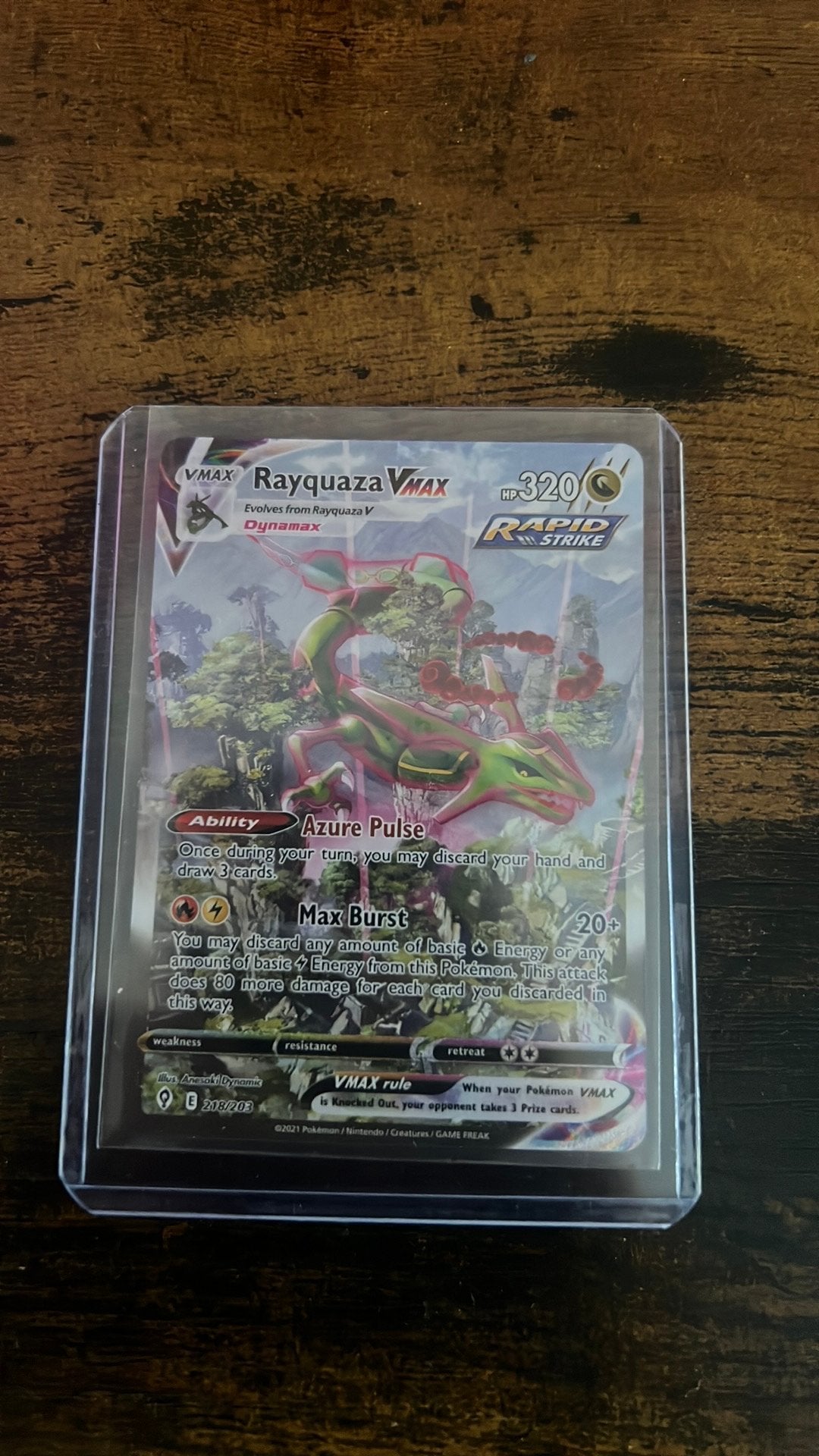 rayquaza vmax, Ophalen, Zo goed als nieuw
