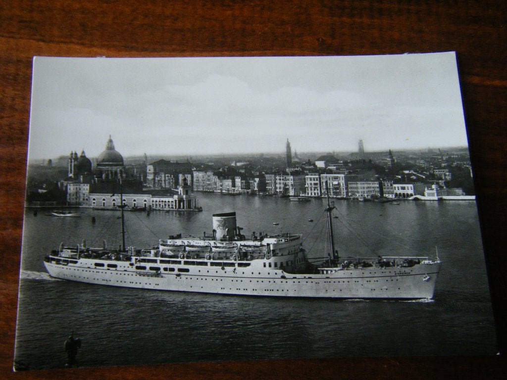 U42 - Schip - Paquebot Esperia - Mooi/Oud - 2, Ophalen of Verzenden, Gebruikt, Kaart, Foto of Prent