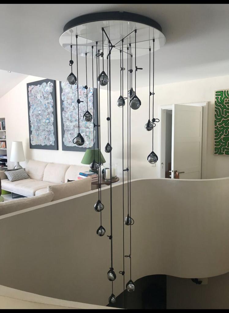 Tobias Grau falling in love hanglamp, Ophalen, Gebruikt, Glas, 75 cm of meer