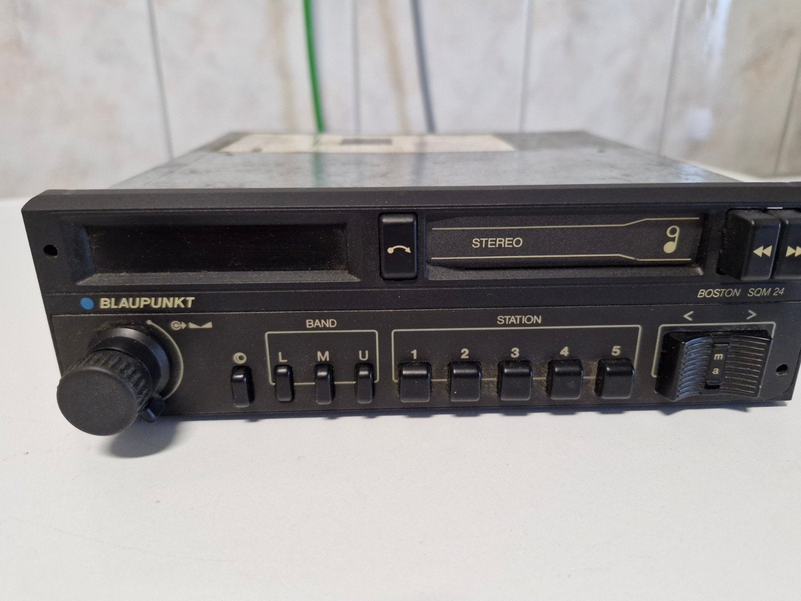 Blaupunkt Boston SDM 24 autoradio met cassette - defect, Ophalen of Verzenden, Gebruikt