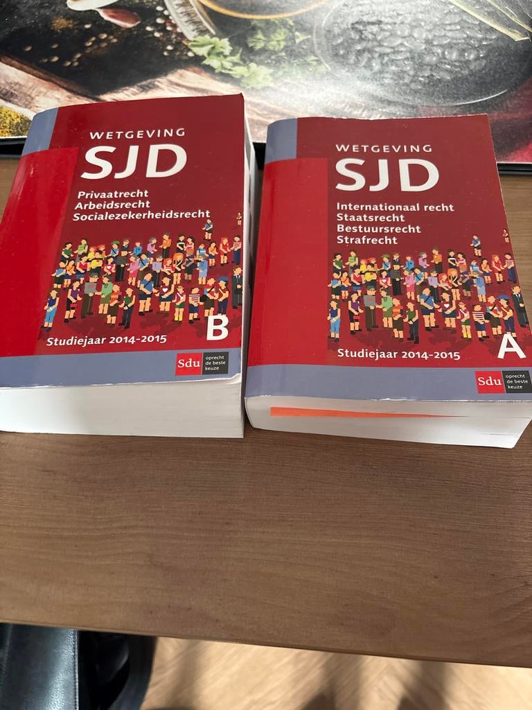Wetgeving SJD Studiejaar 2014-2015 (Deel A & B), Boeken, Studieboeken en Cursussen, Ophalen of Verzenden, Gamma, Gelezen, HBO