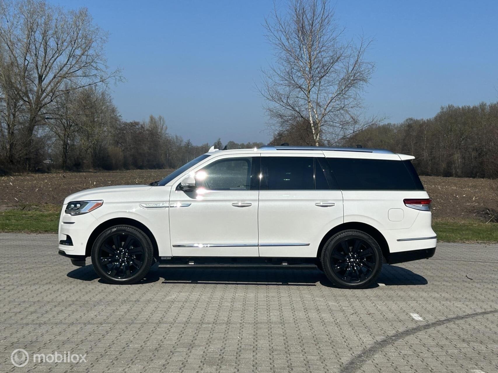 Lincoln Navigator Black Label op Grijs kenteken., Auto's, Automaat, Gebruikt, Overige carrosserieën, Lederen bekleding