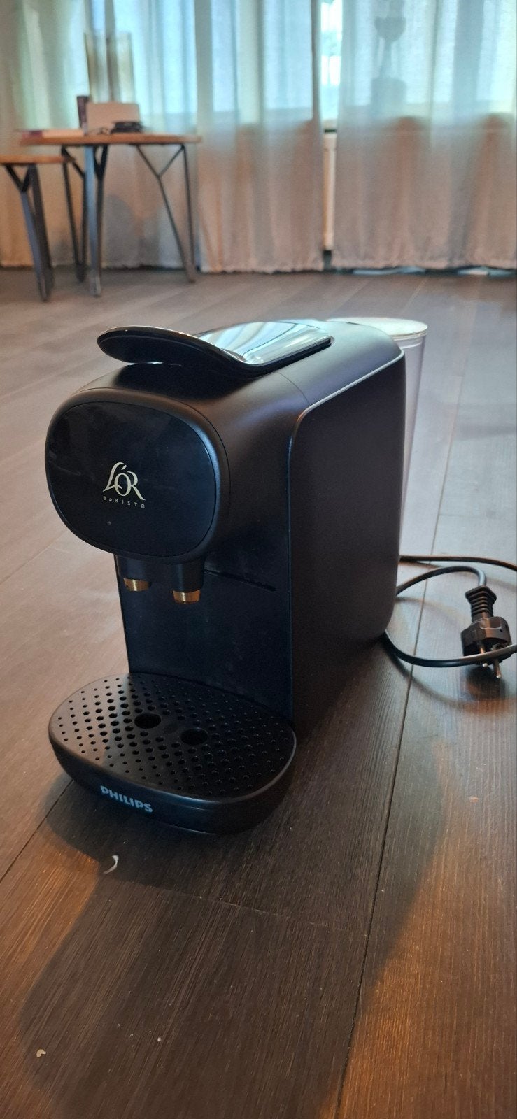 L'OR Barista koffiemachine - Zwart, Koffiepads en cups, Espresso apparaat, Ophalen of Verzenden, Zo goed als nieuw