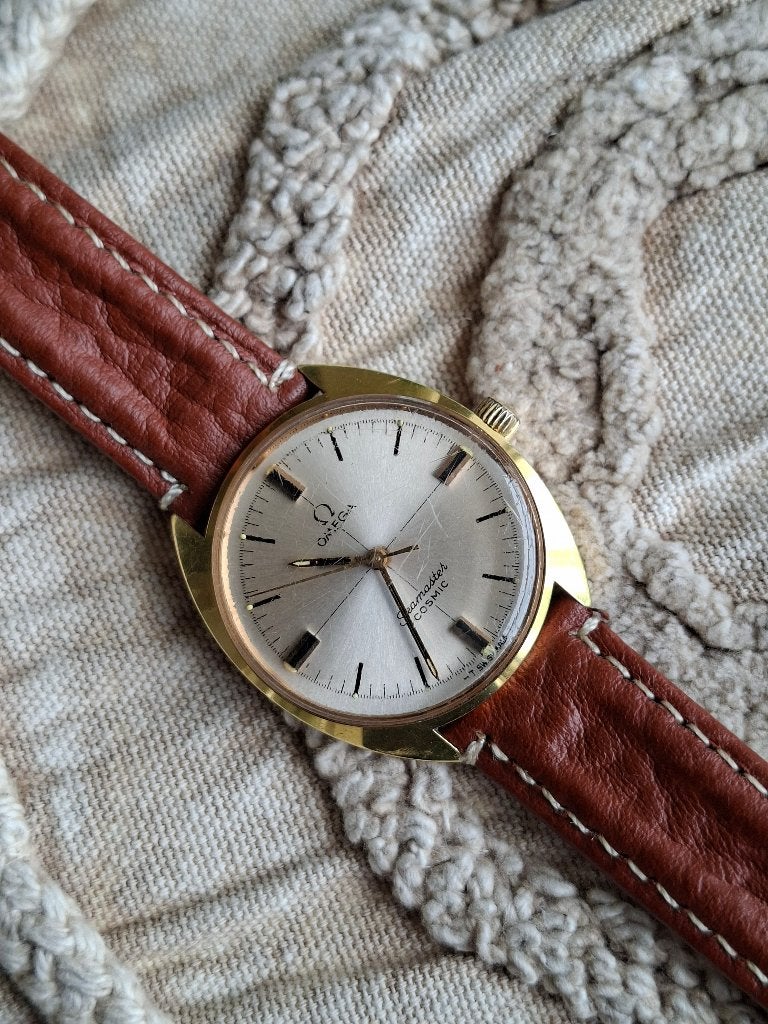 20 mg gouden omega seamaster cosmic 35016 sp jaren 60, Polshorloge, Ophalen of Verzenden, Omega, Goud