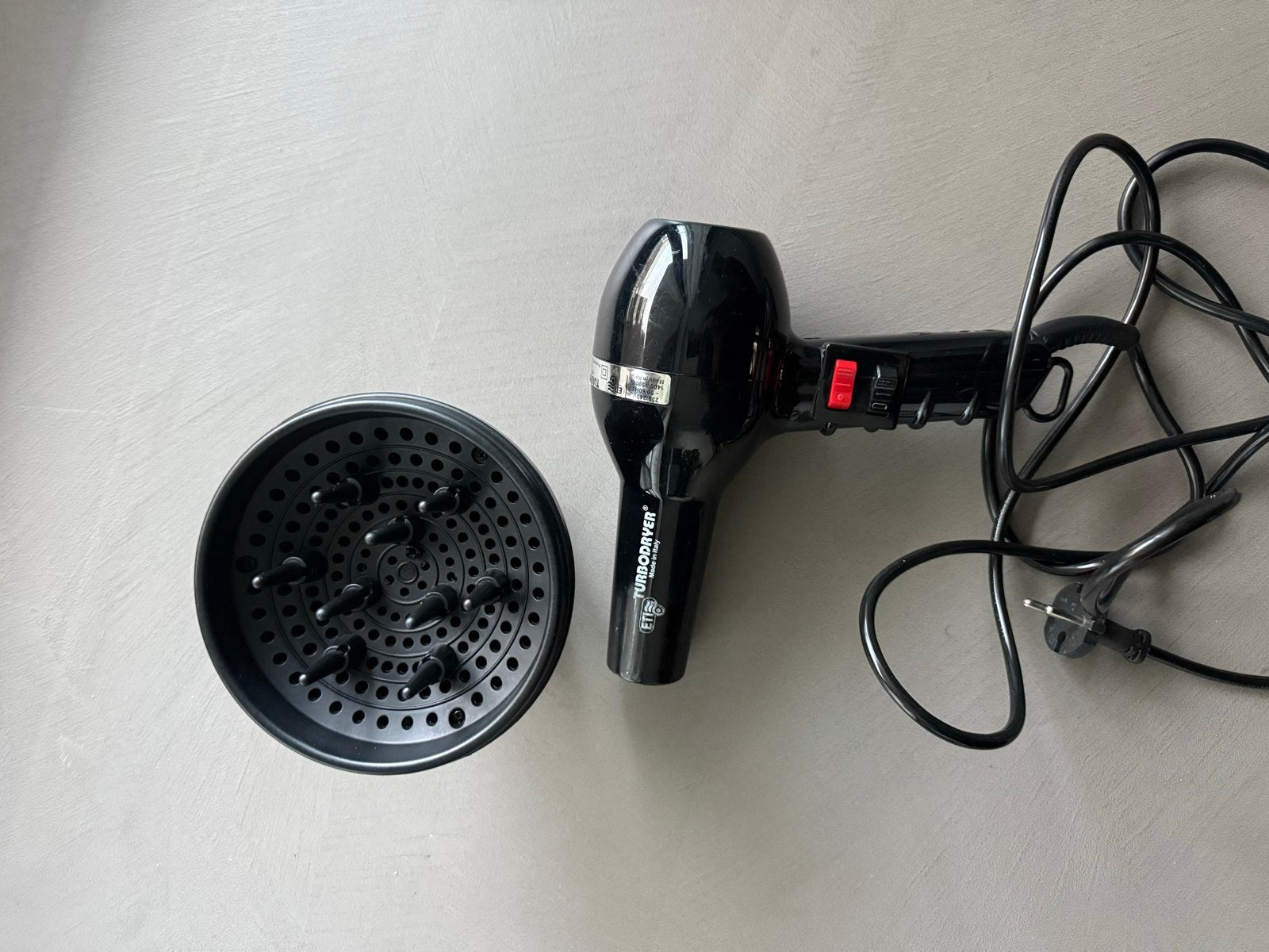 Turbodryer Föhn met diffuser - Professionele Haardroger, Ophalen, Gebruikt, Haarverzorging