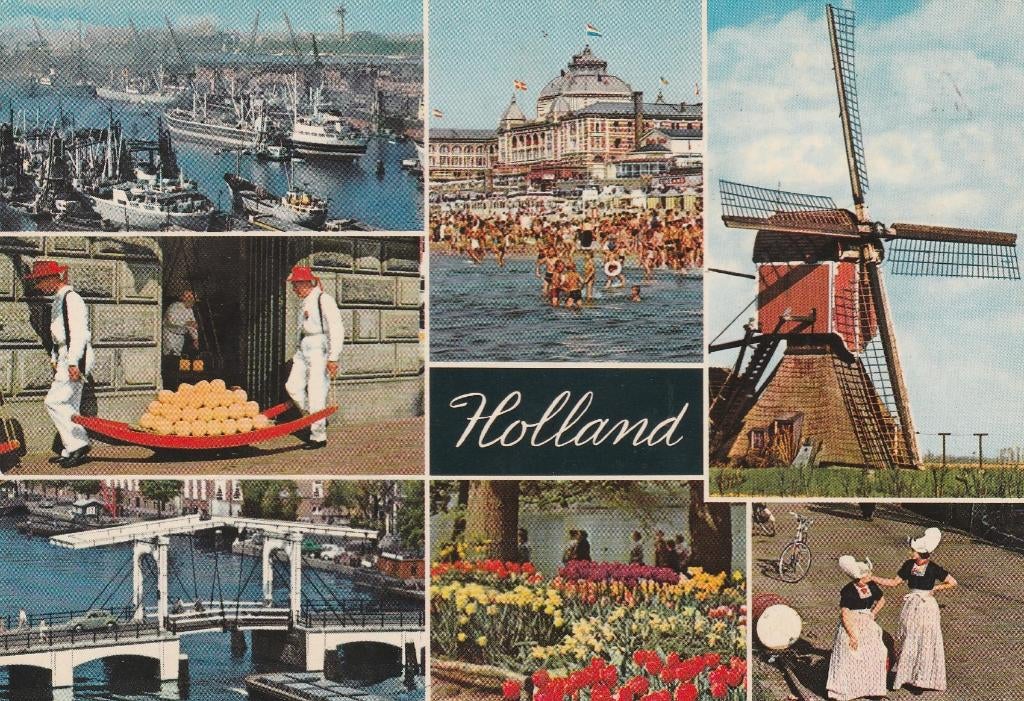 HOLLAND Uitgave Jeugdherberg Vierlingsbeek (Gekarteld), Verzamelen, Verzenden, 1960 tot 1980, Gelopen, Zuid-Holland