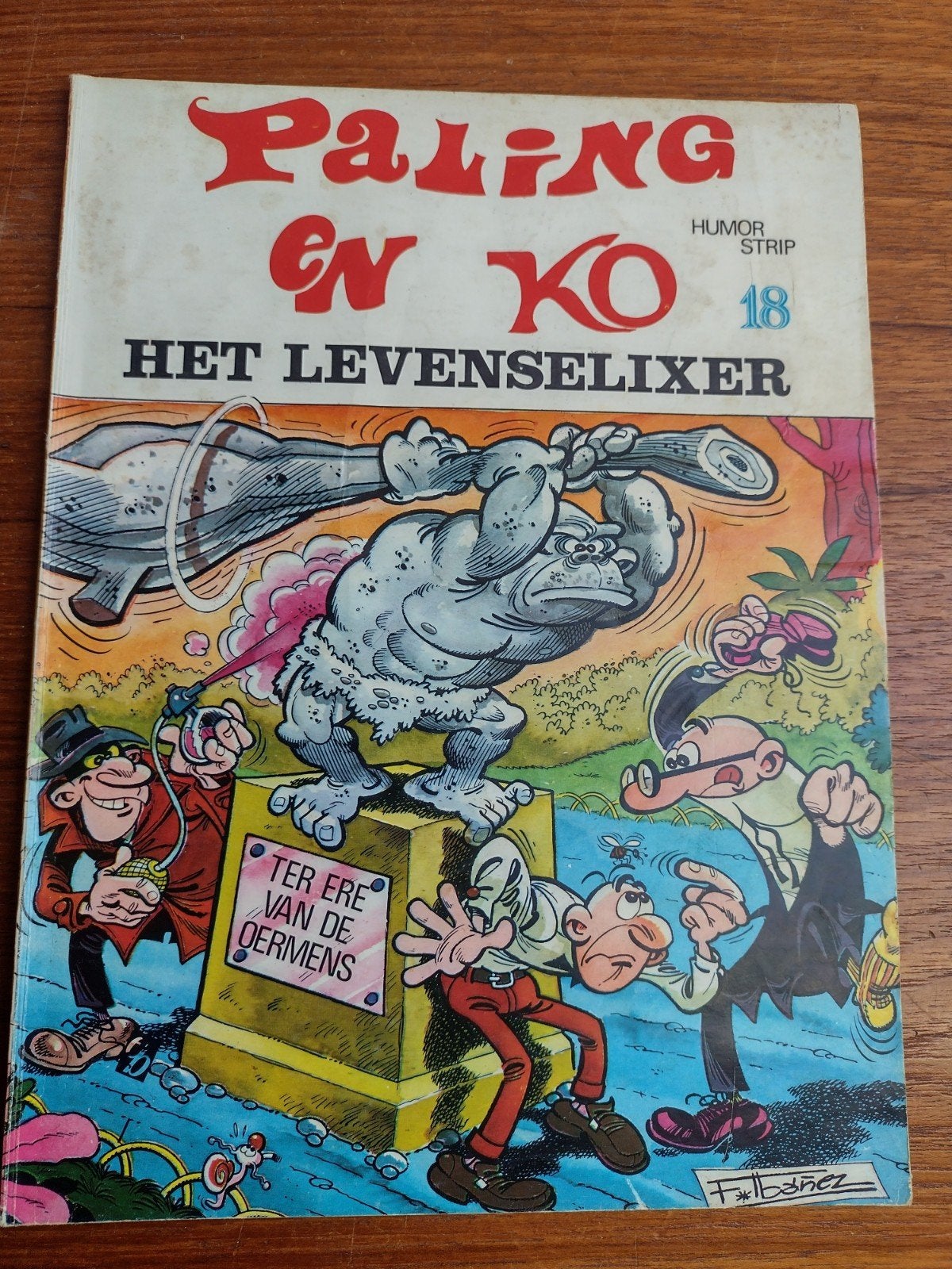 Paling en Ko - Het Levenselixer (Humor Strip 18), Eén stripboek, Ophalen of Verzenden, Gelezen, F. Ibáñez