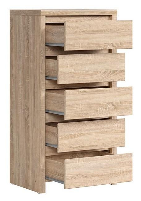 VOORRAAD Halfhoge Sonoma eiken kast met laden NIEUW OP=OP, 5 laden of meer, Nieuw, Minder dan 100 cm, 25 tot 50 cm