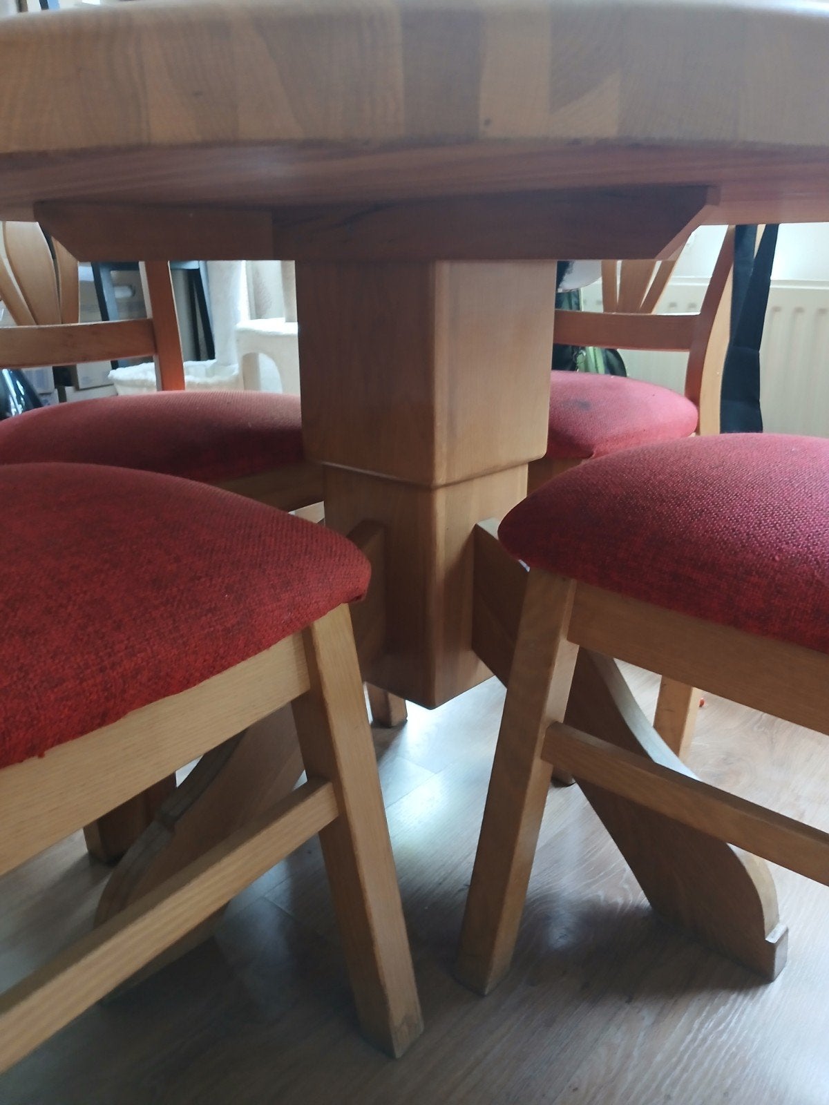 eethoek en salontafel., Huis en Inrichting, Ophalen, Gebruikt, 4 tot 6 stoelen