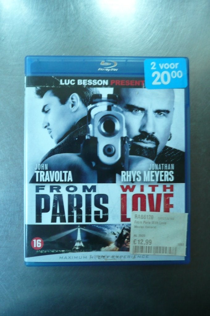 From Paris With Love (John Travolta), Cd's en Dvd's, Vanaf 16 jaar, Film, Actie, Ophalen of Verzenden