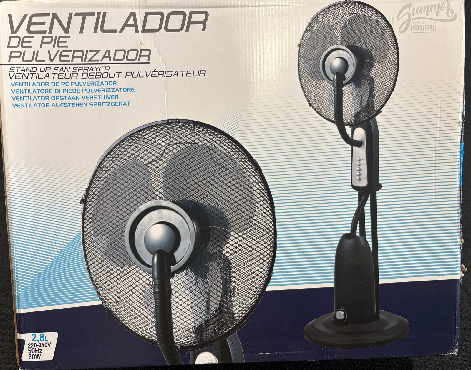 Staande ventilator met misfunctie, nieuw in doos, Ophalen of Verzenden, Nieuw, Statiefventilator