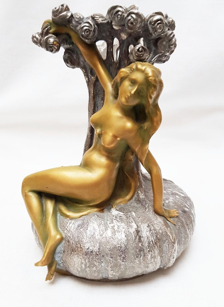 Art Nouveau Vaas - Ernst Wahliss-Wenen - Porselein., Ophalen of Verzenden