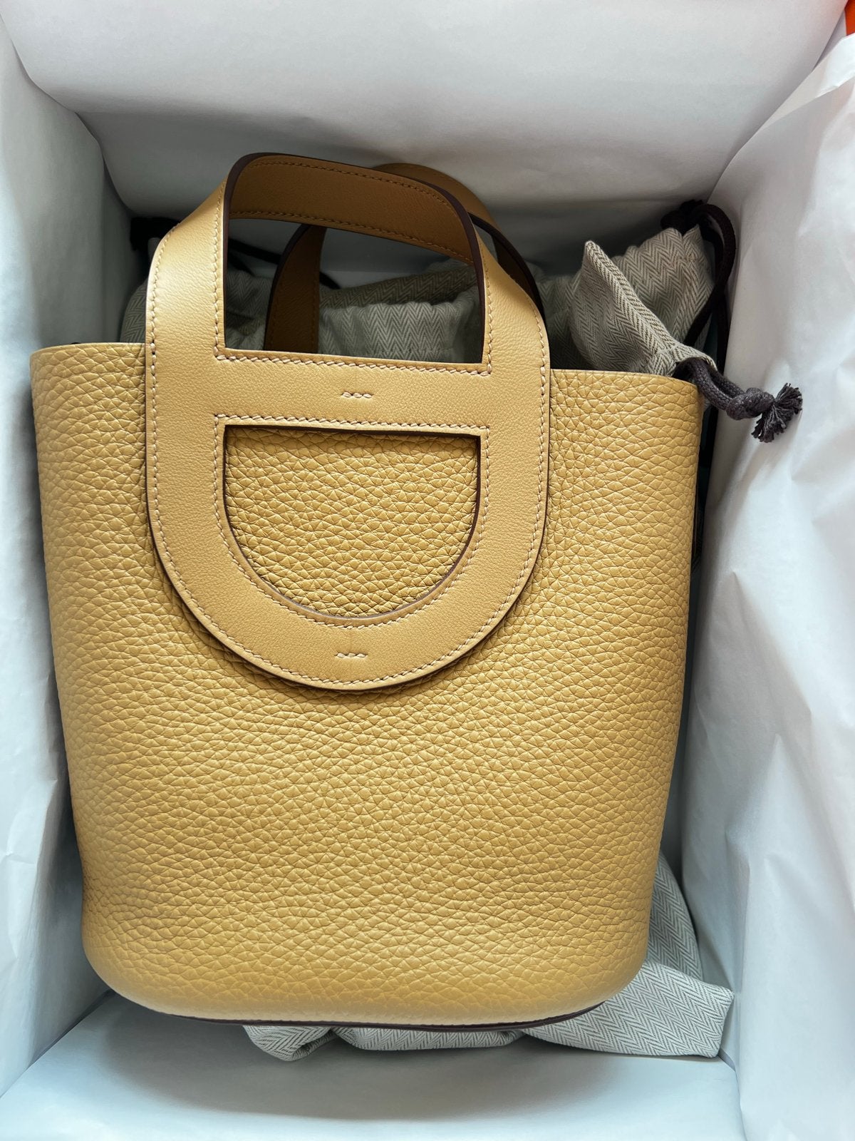 Hermès tas In-the-Loop 18 Biscuit Handtas New, Ophalen, Nieuw, Beige, Handtas