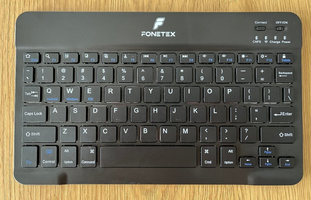 Bluetooth Mini Keyboard voor iOS, Android, PC & Laptop, Multimediatoetsen, Ophalen of Verzenden, Zo goed als nieuw, Draadloos