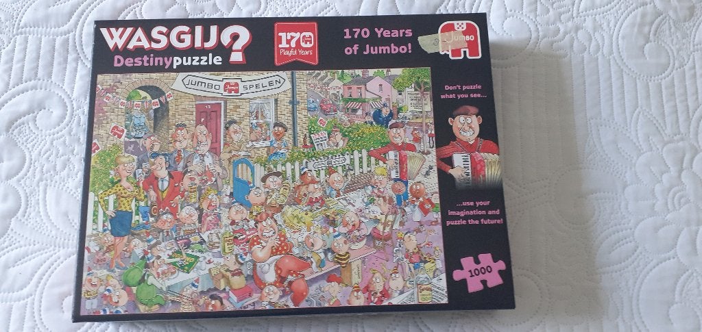 wasgij puzzel 1000 stukjes, Ophalen, 500 t/m 1500 stukjes, Zo goed als nieuw