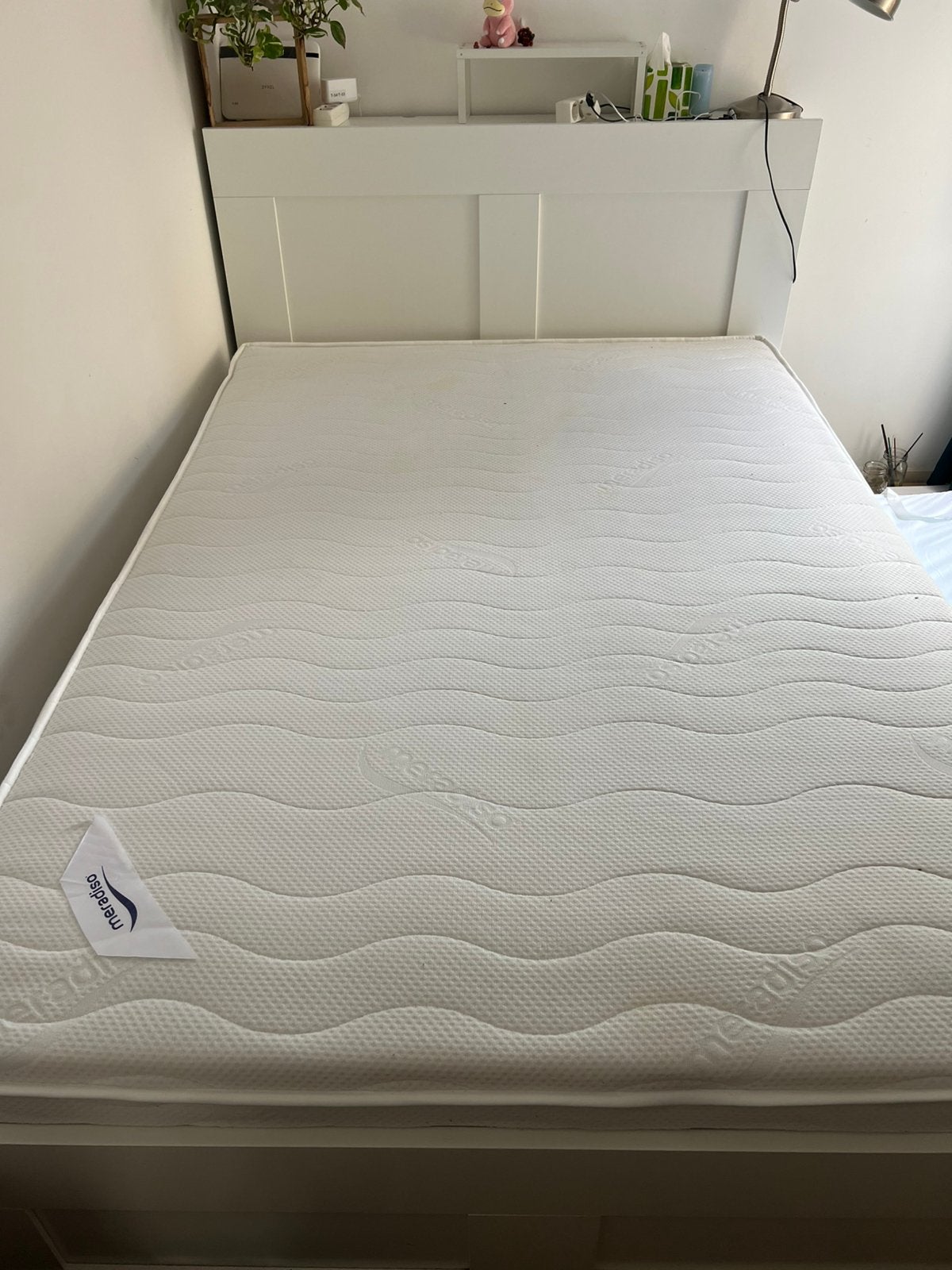 Meriadiso mattress 140x200, Ophalen, Zo goed als nieuw, Tweepersoons, 140 cm
