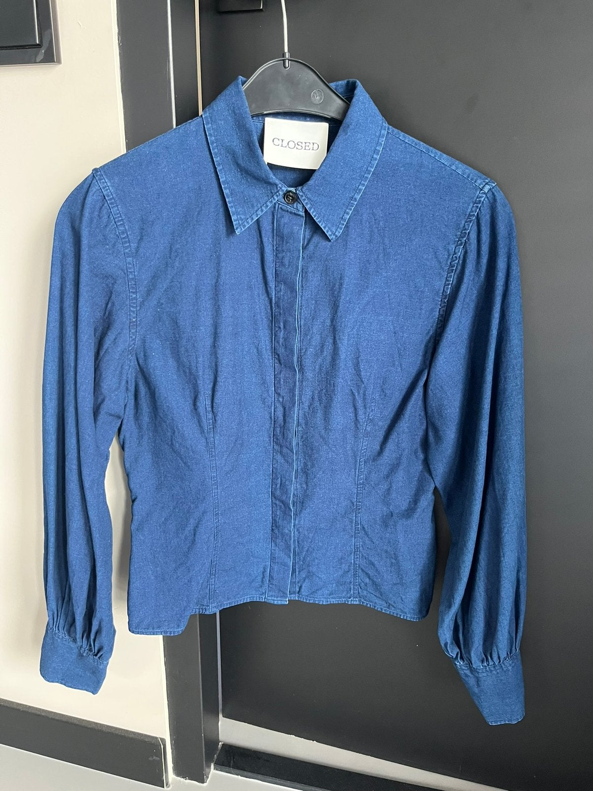 💙 Closed spijkerblouse blauw XS/S, Ophalen of Verzenden, Zo goed als nieuw, Maat 34 (XS) of kleiner, Blauw
