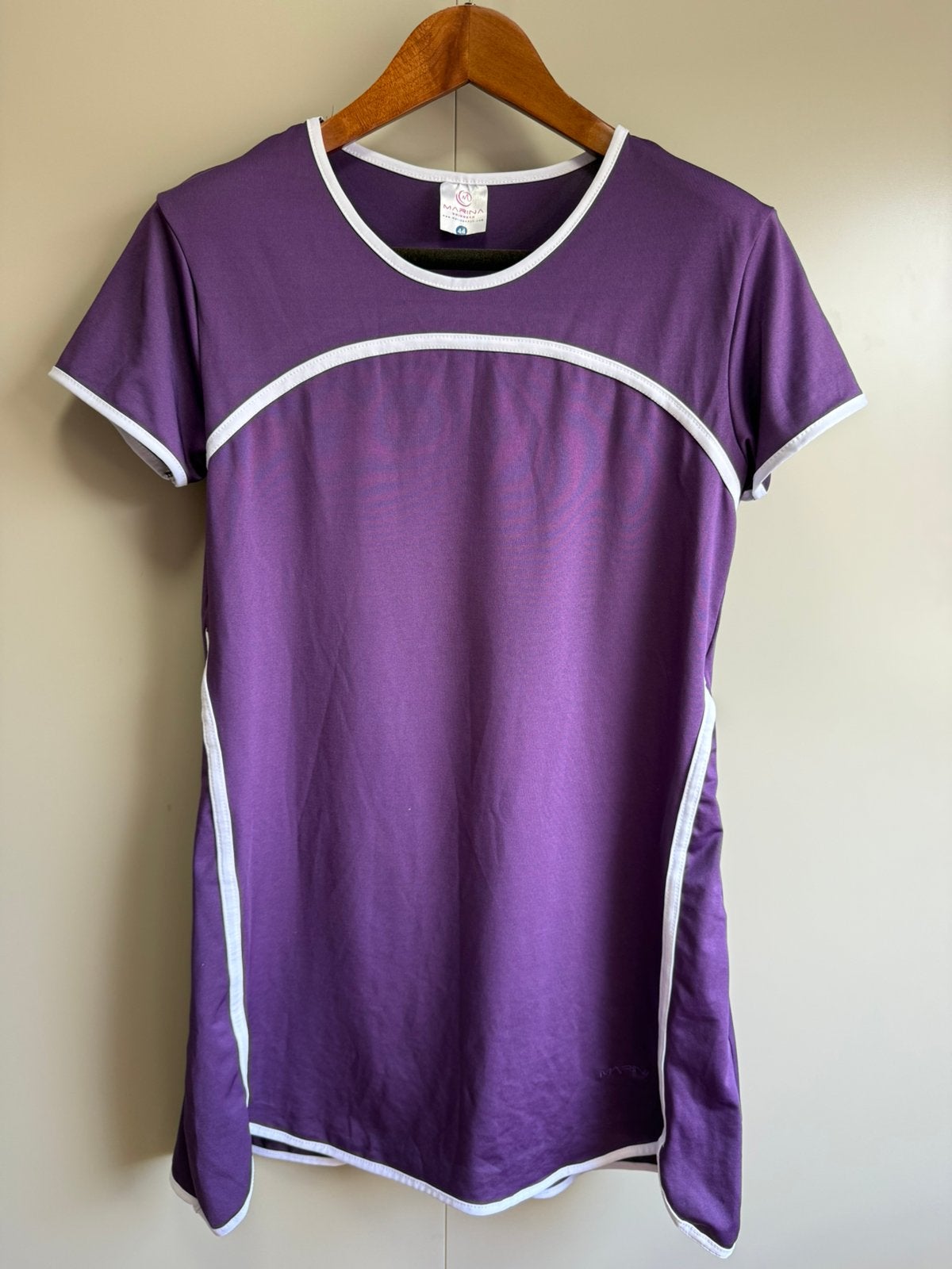 Marina modest swimwear | zwemkleding lange top | maat 44, Ophalen of Verzenden, Zo goed als nieuw, Paars, Overige typen