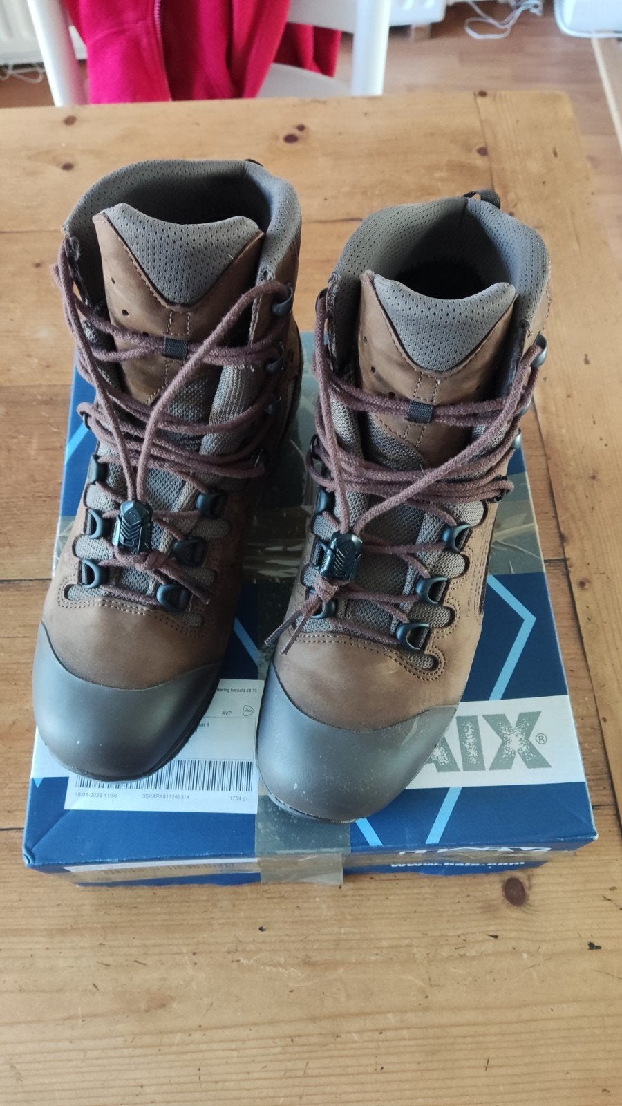 Wandelschoen Haix Scout 2.0 maat 42 (UK 8 width 4), Bruin, Haix, Ophalen of Verzenden, Zo goed als nieuw