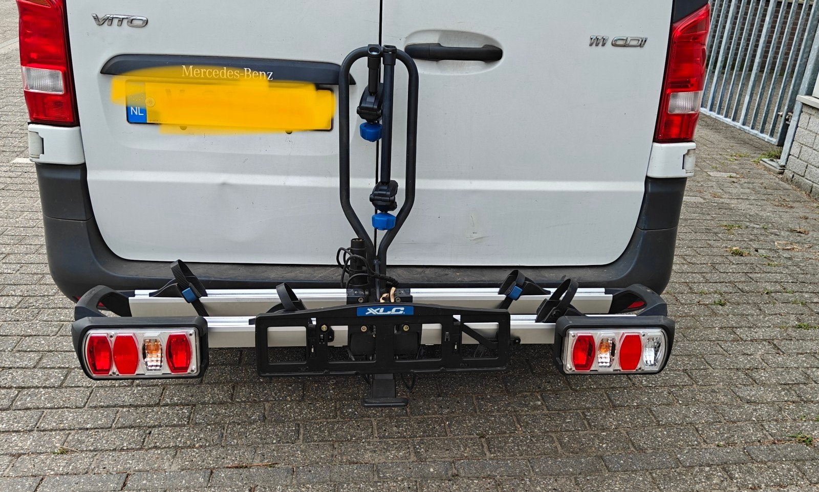 XLC Azura Xtra Trekhaak Fietsendrager voor 2 e-bike fietsen, Ophalen, Gebruikt, Trekhaakdrager