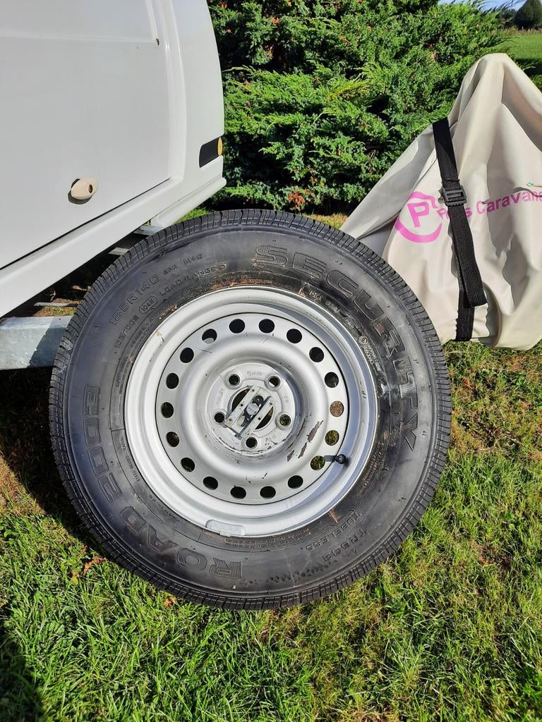 Reservewiel Adria caravan 185R14C, Caravans en Kamperen, Caravan accessoires, Ophalen