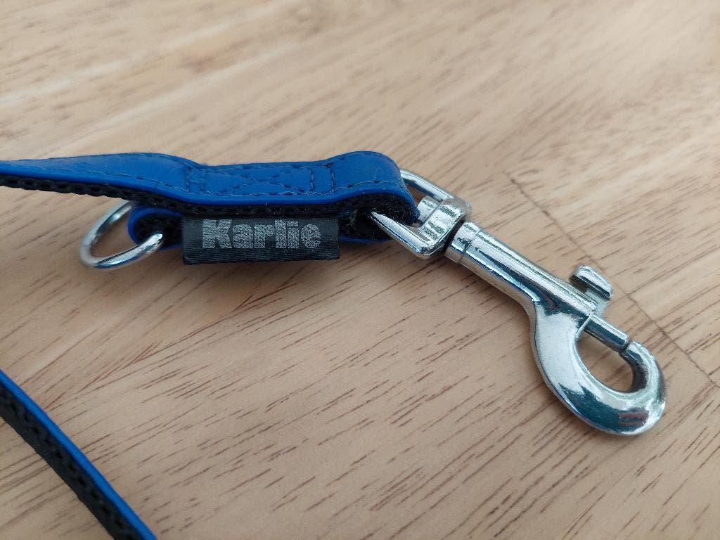 Honden riem blauw, Ophalen of Verzenden, Zo goed als nieuw, Hondenriem