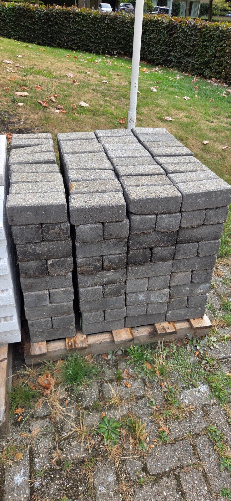 288 klinkers gratis ophalen, Doe-het-zelf en Verbouw, Ophalen, Gebruikt, Overige materialen, Vloertegels