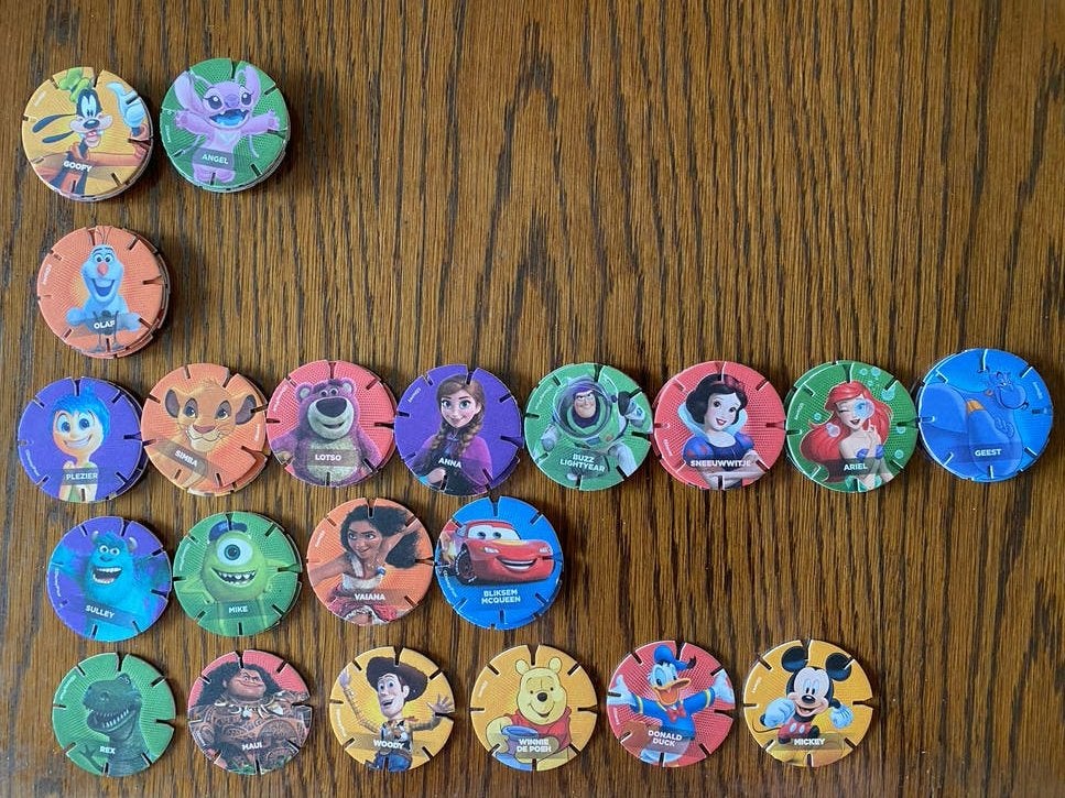 Grote collectie Disney en Pixar Diskeyz AH, Ophalen, Nieuw