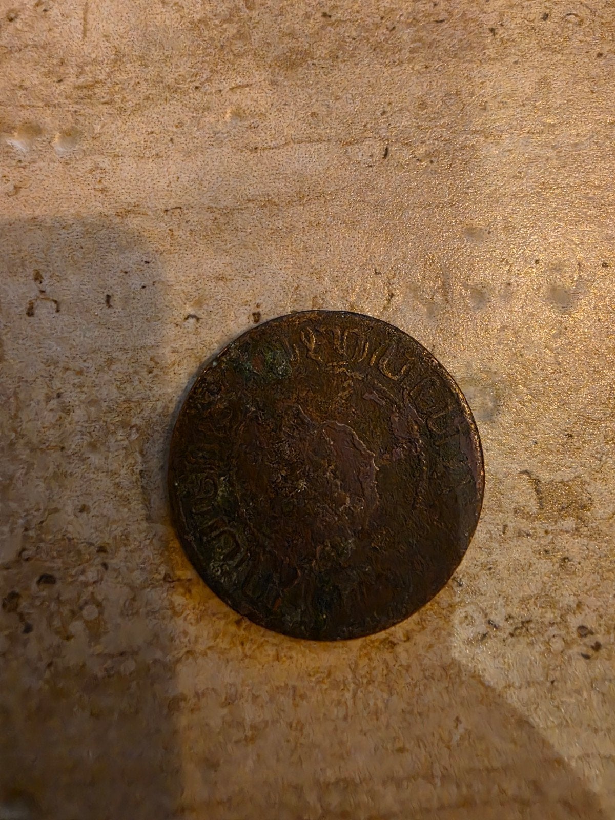 Koperen ½ Cent 1857 Nederlands-Indië Willem III, Ophalen of Verzenden