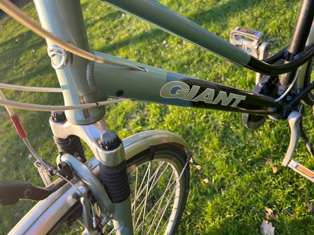 Mooie dames Giant stationsfiets met versnellingen, Ophalen, Versnellingen, Giant, 53 tot 56 cm
