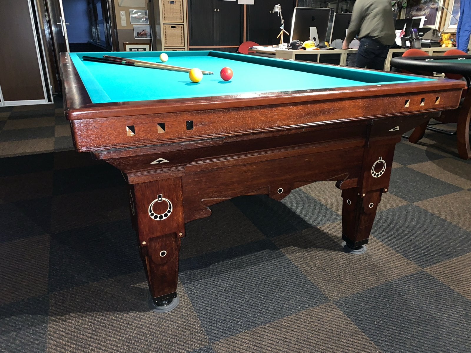 Prachtige Biljarttafel - Klassiek Design, Ophalen, Gebruikt, Biljarttafel