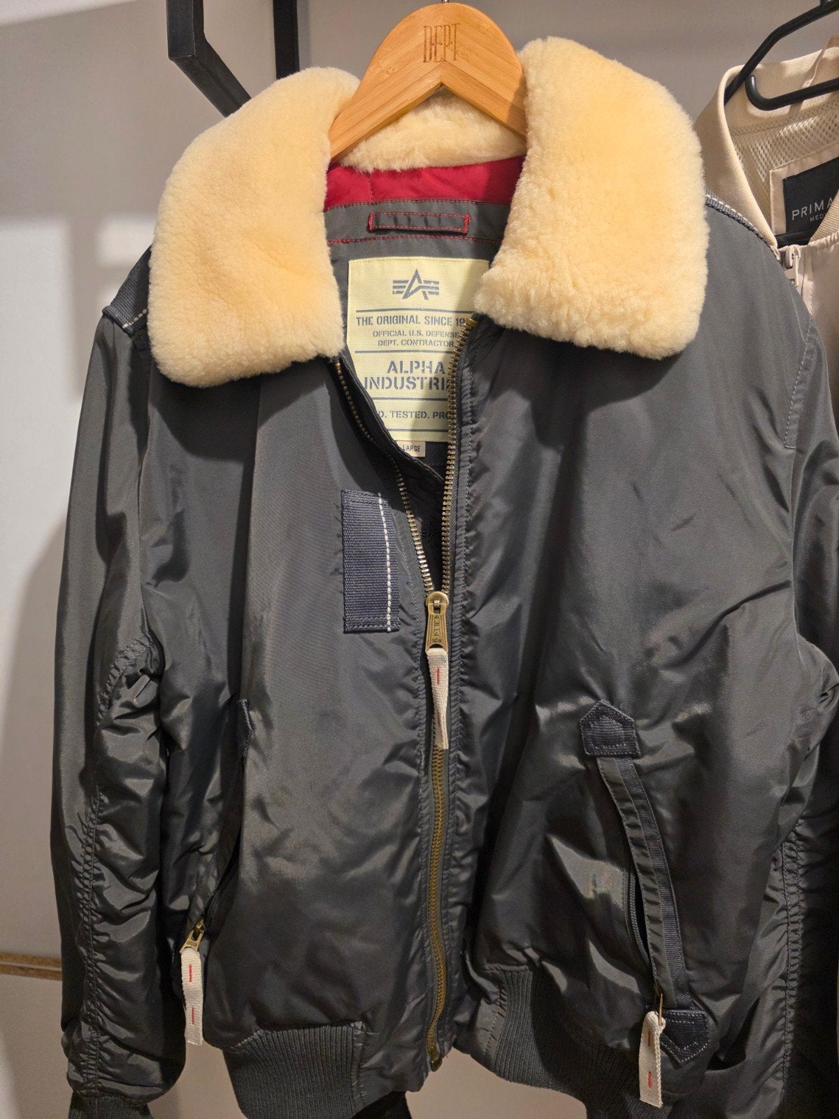 Alpha industries jas, Maat 52/54 (L), Alpha Industries, Ophalen of Verzenden, Zo goed als nieuw