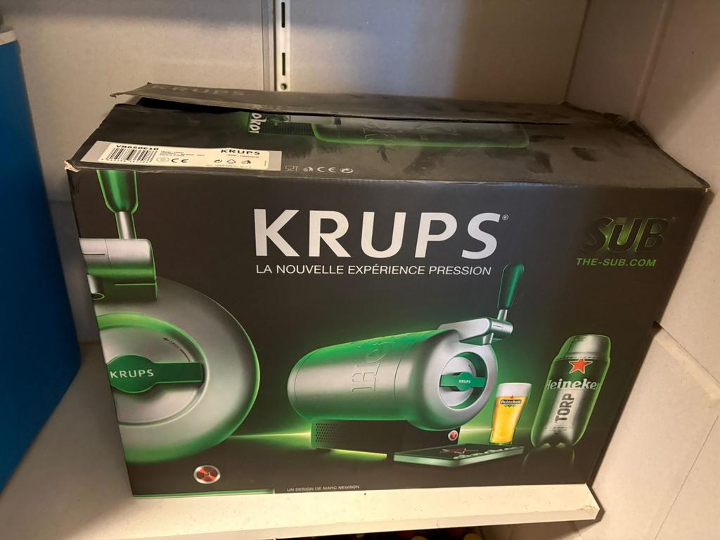 Krups ijs en ijs koud, Witgoed en Apparatuur, Thuistaps, Ophalen of Verzenden, Zo goed als nieuw, Krups