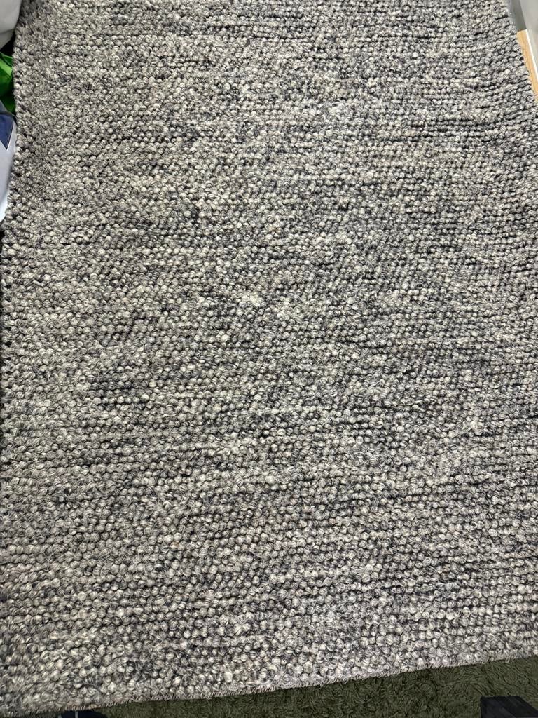 Wollen vloerkleed 133 x 190cm - grijs - Niagara, Ophalen, 100 tot 150 cm, 150 tot 200 cm, Grijs